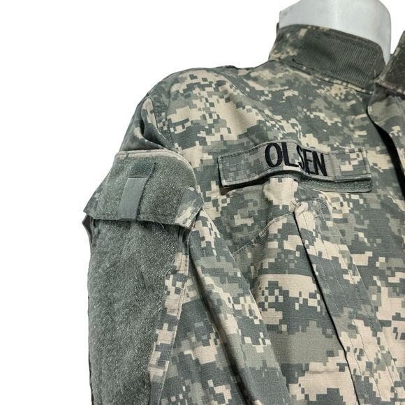 Vintage Army Nato 8090/9404 Medium Long Military Zip Down Camo Patches Jacket - Picture 3 of 6